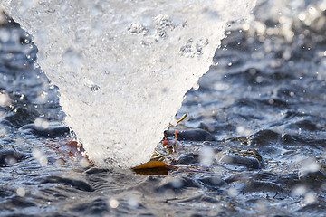 Image showing Formation water, splashing fountain