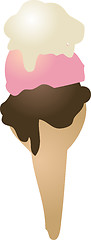 Image showing Ice cream cone