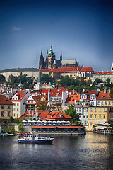 Image showing Prague castle and river