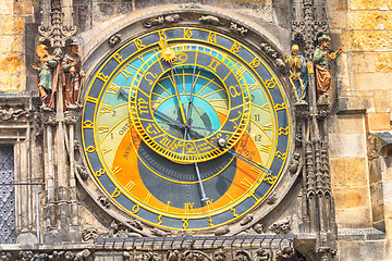 Image showing Prague clock detail