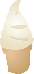Image showing Soft serve ice cream