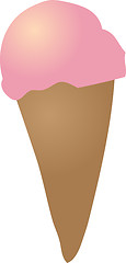 Image showing Ice cream cone