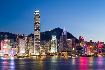 Image showing Hong Kong at night