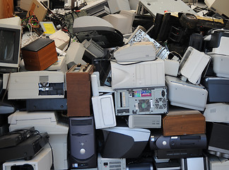 Image showing Recycled electronics.