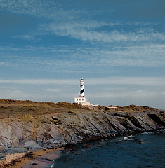 Image showing Menorca Lighthouse Favaritx