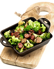 Image showing Homemade Stew with Broccoli