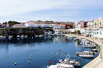 Image showing Es Castell Harbor