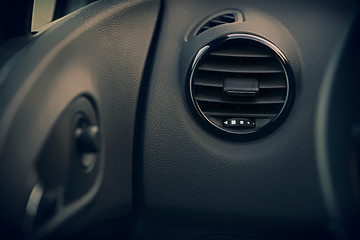 Image showing Details of air conditioning in modern car