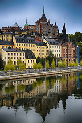 Image showing Beautiful view of Sodermalm district in Stockholm, Sweden