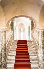 Image showing NOTO, ITALY - 21th June 2017: Luxury entrance of Nicolaci Palace