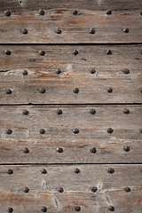 Image showing Old door background