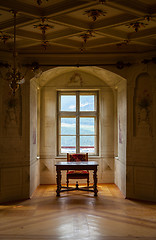 Image showing GRESSONEY, ITALY - January 6th: Interior of Castle Savoia