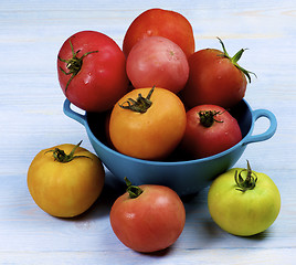 Image showing Colorful Fresh Tomatoes