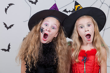 Image showing Happy children on Halloween party