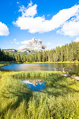 Image showing Mountain landscape of Dolomiti Region, Italy.