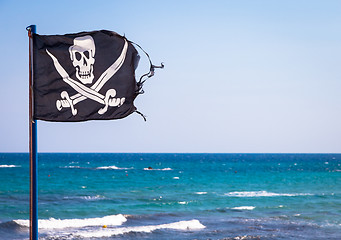 Image showing Pirate flag