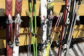 Image showing Skis