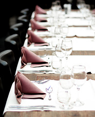 Image showing Luxury Table Setting