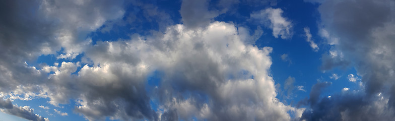 Image showing Cloudscape Panorama Background