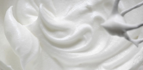 Image showing Whipped egg whites for cream 