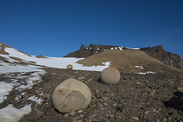 Image showing Stones of Champ Island, Franz Jozef Land