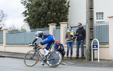 Image showing The Cyclist Niki Terpstra - Paris-Nice 2016