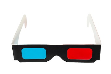 Image showing 3D glasses on white