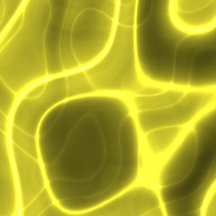 Image showing Glowing wavy lines