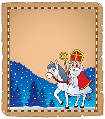 Image showing Parchment with Sinterklaas theme 5