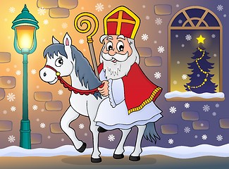 Image showing Sinterklaas on horse theme image 7