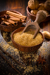 Image showing Baking ingredients and spices