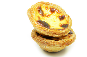 Image showing Typical Portuguese custard pies