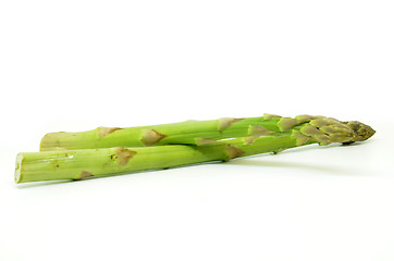 Image showing Delicious isolated asparagus