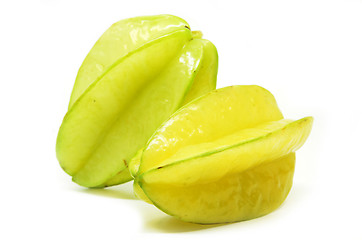 Image showing Star fruit carambola or star apple