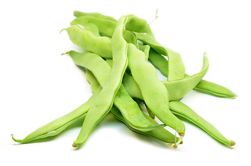 Image showing Fresh green hyacinth beans