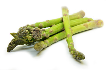 Image showing Delicious isolated asparagus