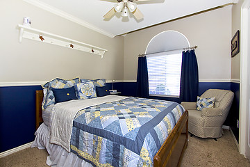 Image showing Classic Stylish Bedroom