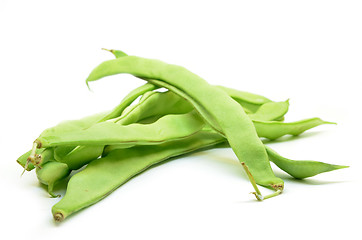 Image showing Fresh green hyacinth beans