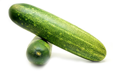 Image showing Fresh green cucumber