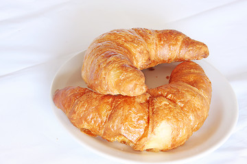 Image showing Fresh croissants