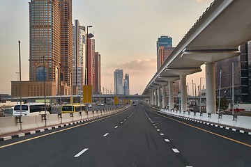 Image showing Driving in Dubai