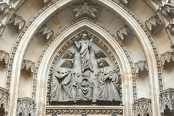 Image showing Decorated Church Facade