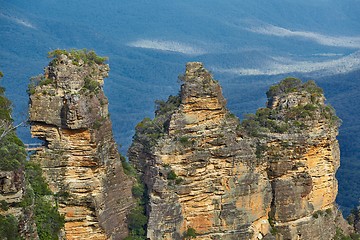 Image showing The Three Sisters in the Blue mountains