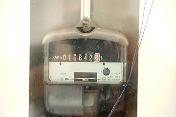 Image showing Electric consumption meter