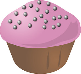 Image showing Fancy cupcake