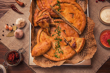 Image showing Different pies composition