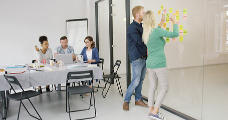 Image showing Colleagues creating strategy of business