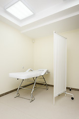 Image showing Massage room with empty table