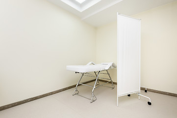 Image showing Massage room with empty table