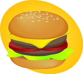 Image showing Hamburger fastfood